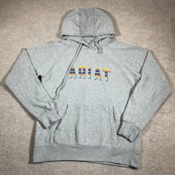 Ariat Pullover Hoodie Sweatshirt Mens Size Medium - Picture 2 of 7